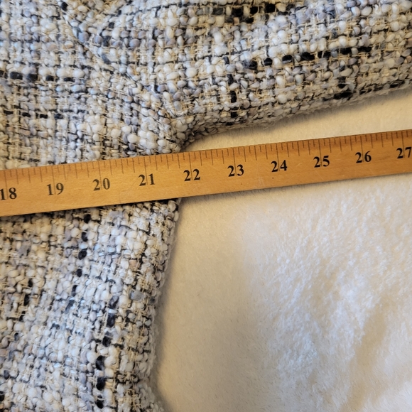 Anne Fontaine Jacket Tweed Fringe Glam Ruffle Cuff Sunny Afghan - Picture 13 of 16